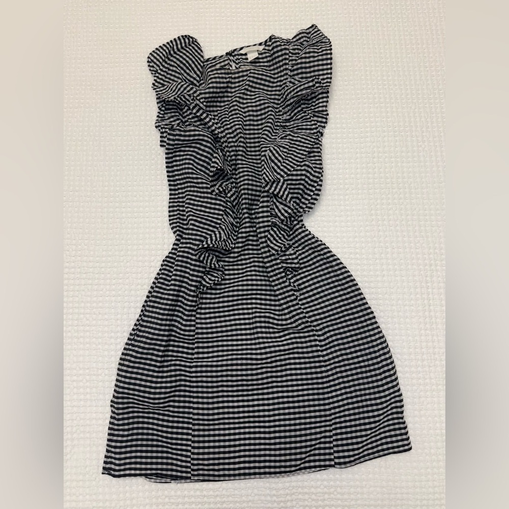 H&M Black and White Checkered Blouse - Picture 4 of 7